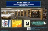 Bibliotecas: Fundamentos de los Sistemas de clasificación NLM, Dewey e Indización