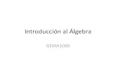 Gema1000 - Introducción al Álgebra