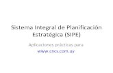 Demo Sistema Integral de Planificación Estratégica (sipe)