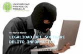 Legalidad del software delito informático