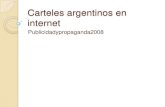 Carteles argentinos en internet