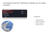 Convergencia de wifi con las redes celulares