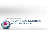Tema 4 los dominios bioclimáticos