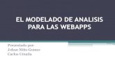 El modelado de analisis para las webapps