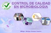 CONTROL DE CALIDAD EN MICROBIOLOGIA