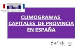 Climogramas Capitales  Provinciales España