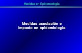 Medidas de uso común epidemiología