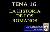 Tema 16   la historia de los romanos