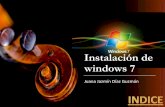 Instalación de windows 7