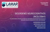 Desordenes neurocognitivos DSM 5