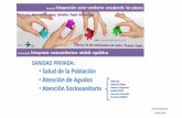La integración socio sanitaria en Galicia: Estado actual y objetivo a futuro