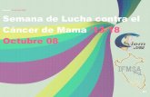 Informe Semana Lucha Contra El CáNcer De Mama