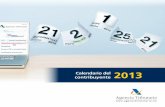 Calendario del contribuyente 2013 (Hacienda)