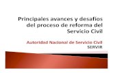 Avancesy desafíos de la reforma servicio civil