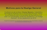 Motivos para la huelga general del 29S, por el profesor Vicenç Navarro