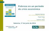 Pobreza en España y comunidades autónomas en un periodo de crisis económica