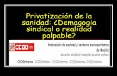 4-11-2008: Asamble informativa.- Análisis del proceso privatizador de la sanidad madrileña
