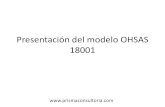 Prisma consultoria ex25 v1 presentación del modelo ohsas 18001