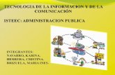 Tecnologia de la informacion y de la comunicación, ADMINISTRACION PUBLICA