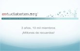3er Aniversario EsTuDiabetes.org