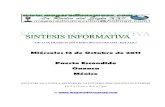 Sintesis informativa 12 10 2011