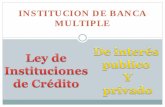 Institucion de banca multiple.