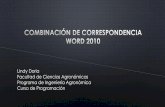 Combinación de correspondencia word 2010