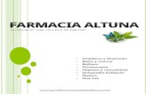 Parafarmacia Altuna, productos de salud, belleza y dietética. Catálogo.