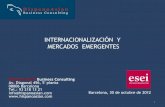 Presentacion economias emergentes ESEI 30/10/2012