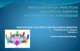 Semana 4. Movilización de prácticas educativas abiertas en ambientes de aprendizaje