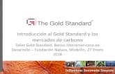 Primer Taller Gold Standard en Colombia: Introducción GS y mercados de carbono . Por : Ivan Hernandez