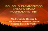 Rol del q.f. en la farmacia hospitalaria