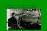 "L’exportació d’escarxofes i enciams al Prat (1919-1971)" a càrrec de Josep Ferret i Pujol