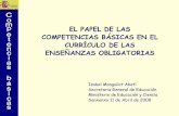 Isabel Monguilot Abeti.Competencias BáSicas. Galicia. 11 4 08