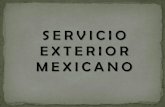 Servicio exterior mexicano