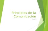Tema 1: Principios de la comunicación