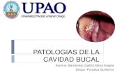 Patologias de la cavidad bucal y glandulas salivales UPAO Dc Guillermo Fonseca