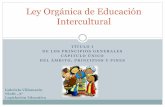 Ley orgánica de educación intercultural