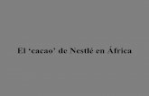 El Cacao De Nestlé En Africa