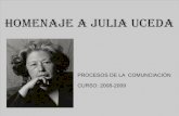 Homenaje a Julia Uceda