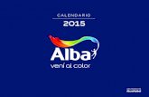 Calendario Alba 2015