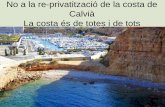 No a la re privatització de la costa