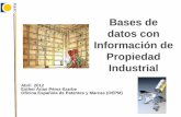 Bases de datos propiedad industrial 2012 esther arias