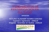 Fundamentos de fertirrigación en cultivos