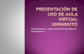 Presentación de uso de aula virtual uniminuto