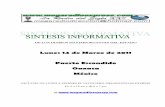Sintesis Informativa 140311