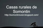 Casas Rurales de Somontín