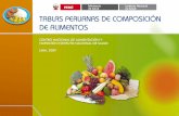 Tablas peruanas de composicion de alimentos