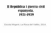 II República i Guerra Civil Espanyola