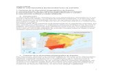 Tema 6. Las regiones biogeográficas de España y sus características.